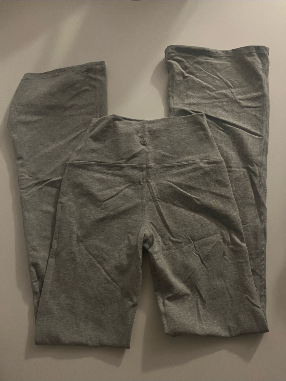 Garage Gray High-Waist Flare Leggings